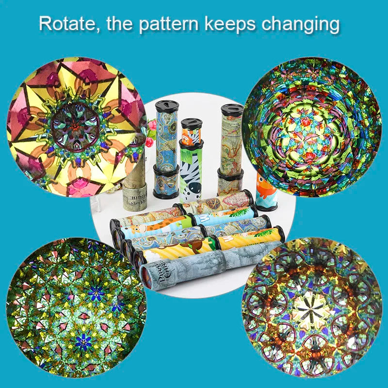Scalable Rotation Kaleidoscope 27cm | Magic Changeful Educational Toy for Kids