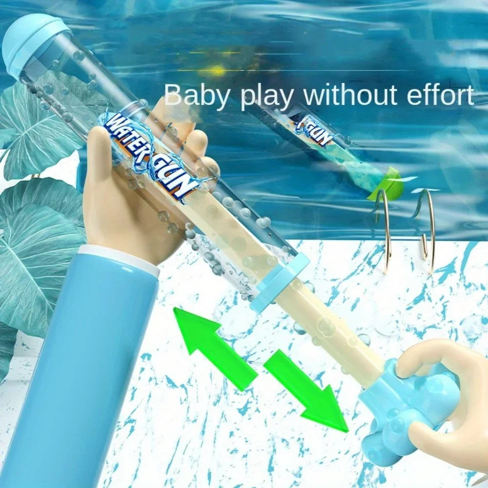 Water Blaster Firework Spray Toy | Large Capacity Pull-Back Splash Gun for Outdoor Fun