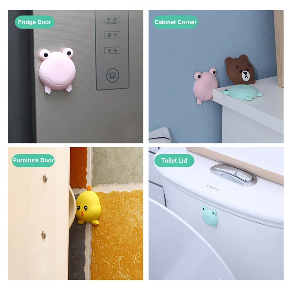 Mute Door Stopper Wall Protector Sticker | Silent Shock Absorber Pad