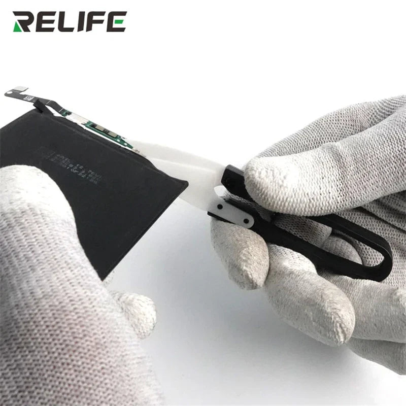 RELIFE RL-102 Ceramic Insulated U-Scissors | High Hardness Battery Cable Cutting Tool