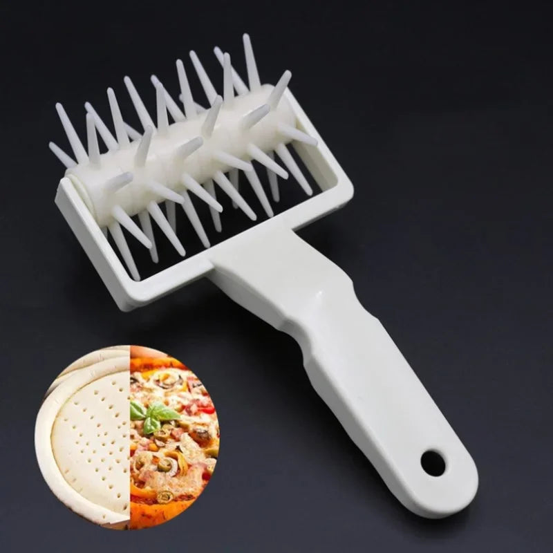 Pizza Dough Docker Roller | 3-Size Plastic Pastry Perforator for Even Baking