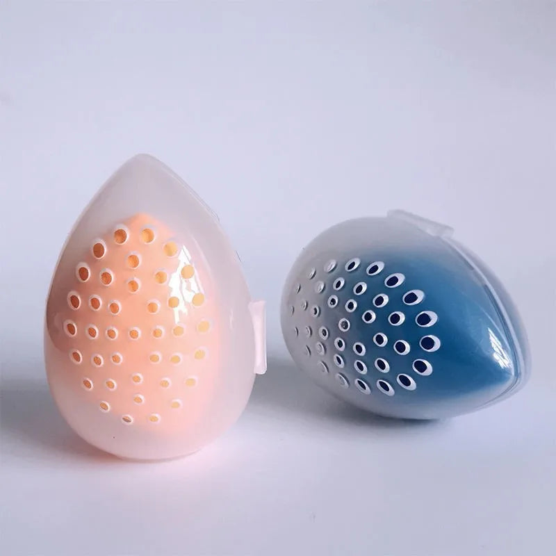 Clear Makeup Sponge Case | Transparent Beauty Blender Holder for Travel