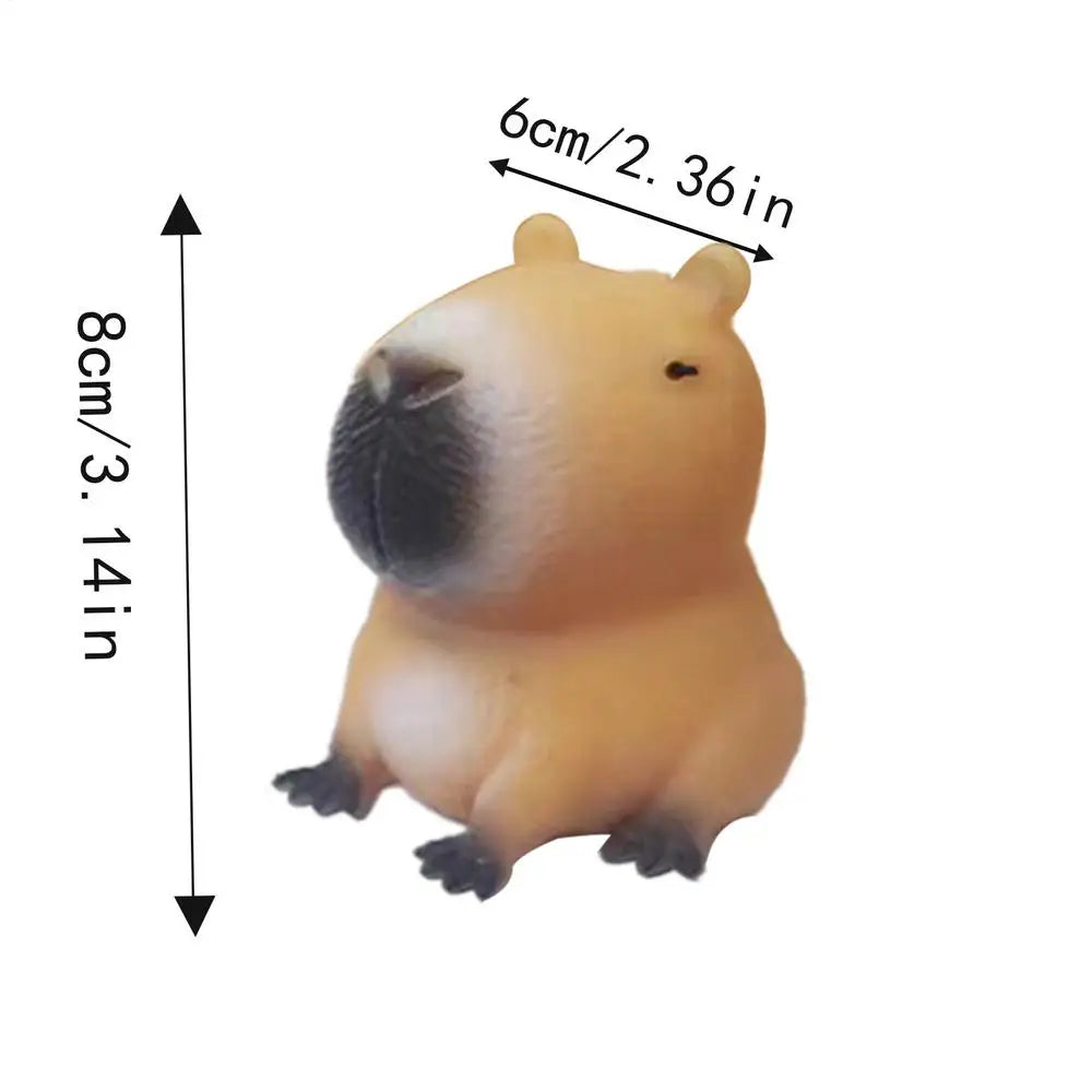 Squishys Capybara Squeeze Toy | Soft Fidget Stress Relief Pinch Toy