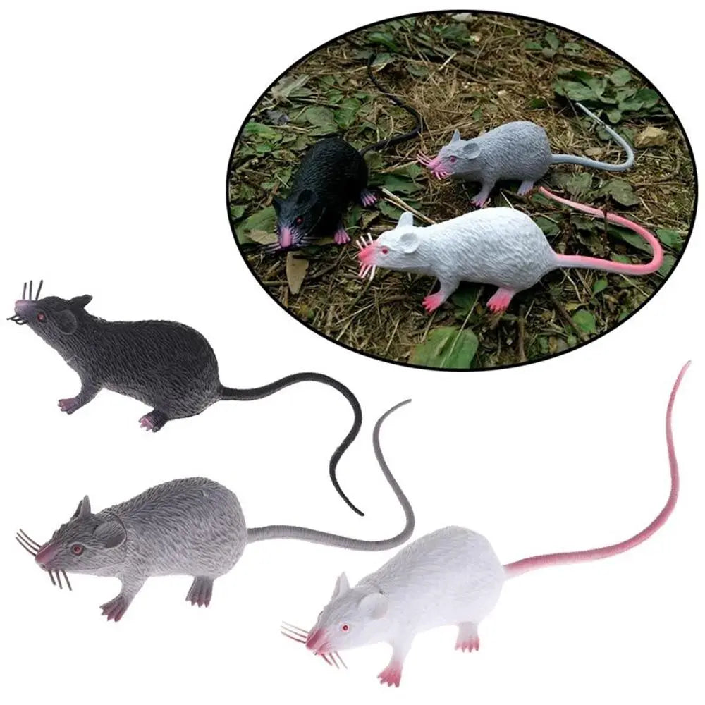 Lifelike Fake Mouse Prop | Realistic Prank Toy for Halloween and Gags