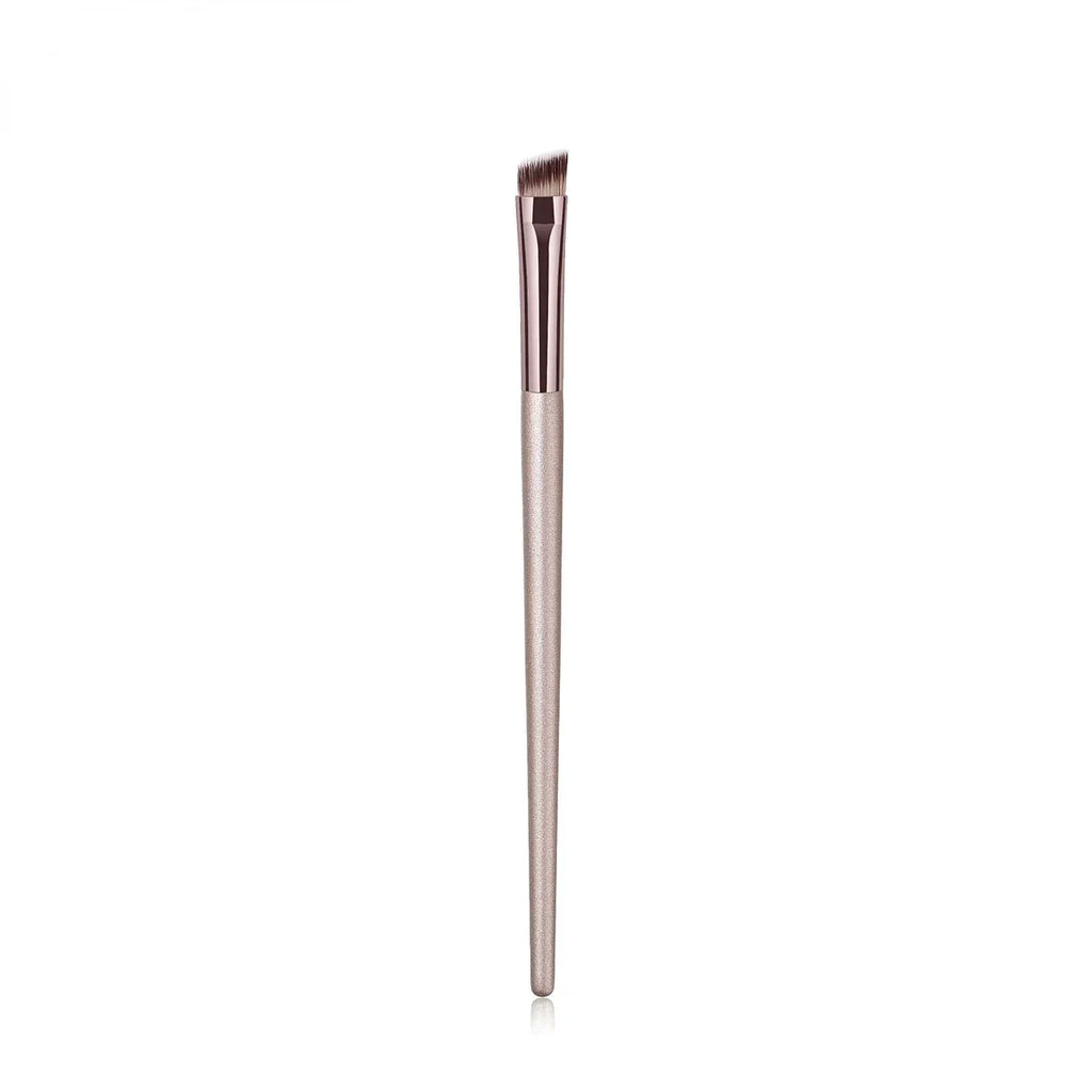 Champagne Makeup Brush Set | Foundation & Powder Flat Head Cosmetic Brush