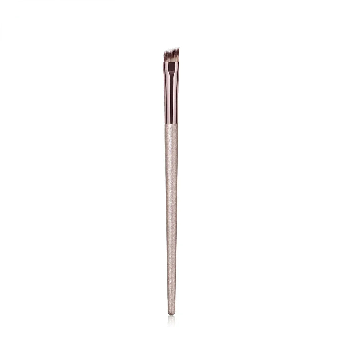 Champagne Makeup Brush Set | Foundation & Powder Flat Head Cosmetic Brush