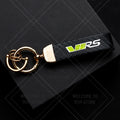 Skoda VRS Carbon Fiber Keychain | Car Emblem Key Ring for Citigo Kodiaq Yeti Rapid Fabia