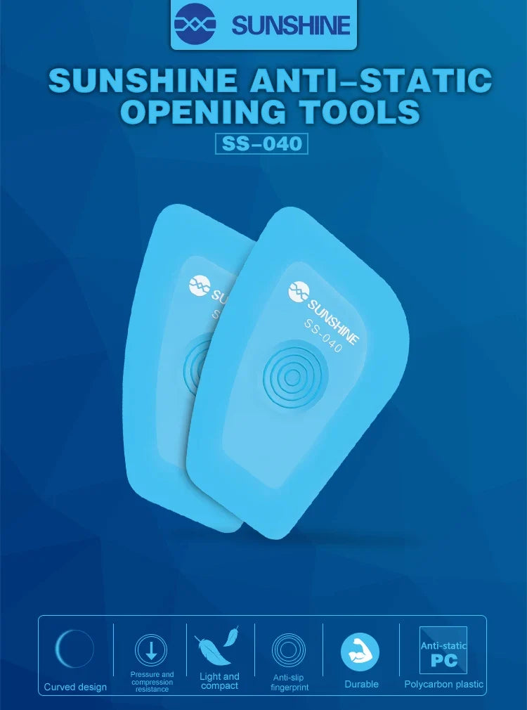 ESD Safe Pry Card Set | Anti-Static Phone Screen and Battery Disassembly Tool