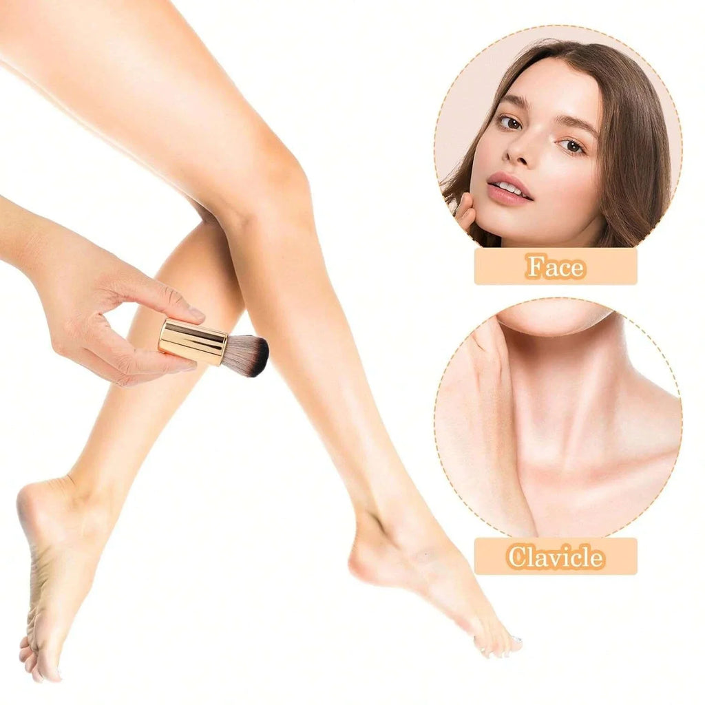 Self Tan Brush | Soft Body Makeup Brush for Face, Body & Legs