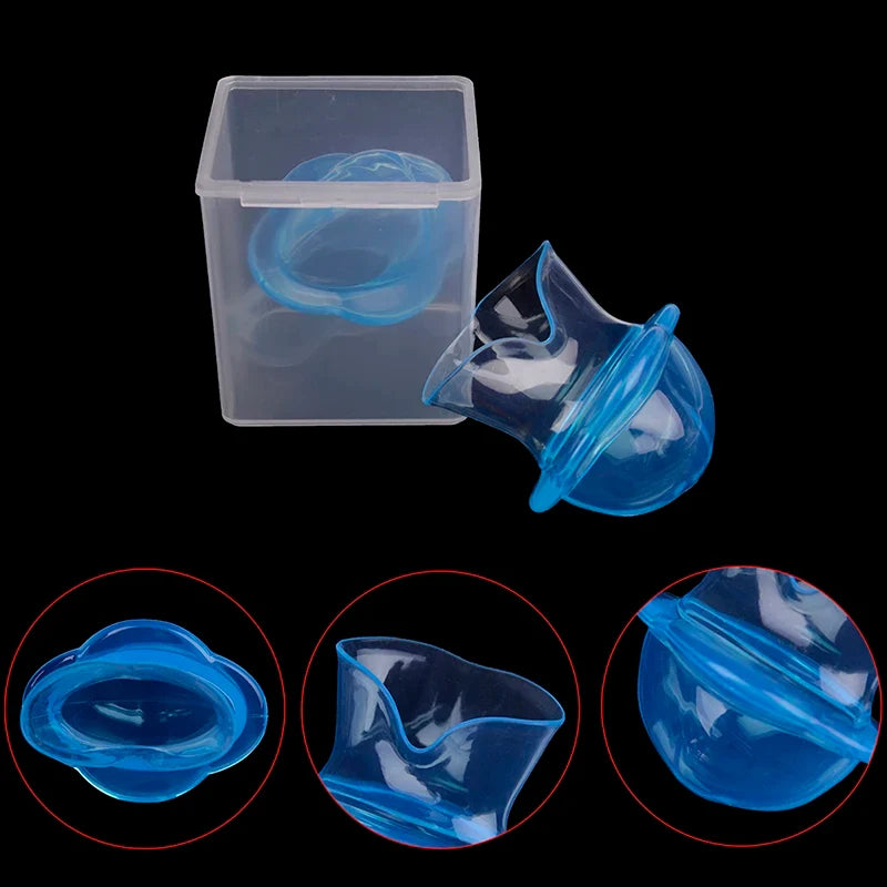 Anti Snoring Tongue Device | Silicone Sleep Apnea Aid Stop Snore Sleeve Blue