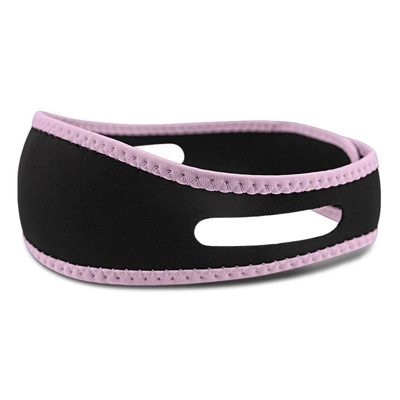 Breathable Anti Snore Chin Strap | Nylon Elastic Mouth Breathing Band for Better Sleep