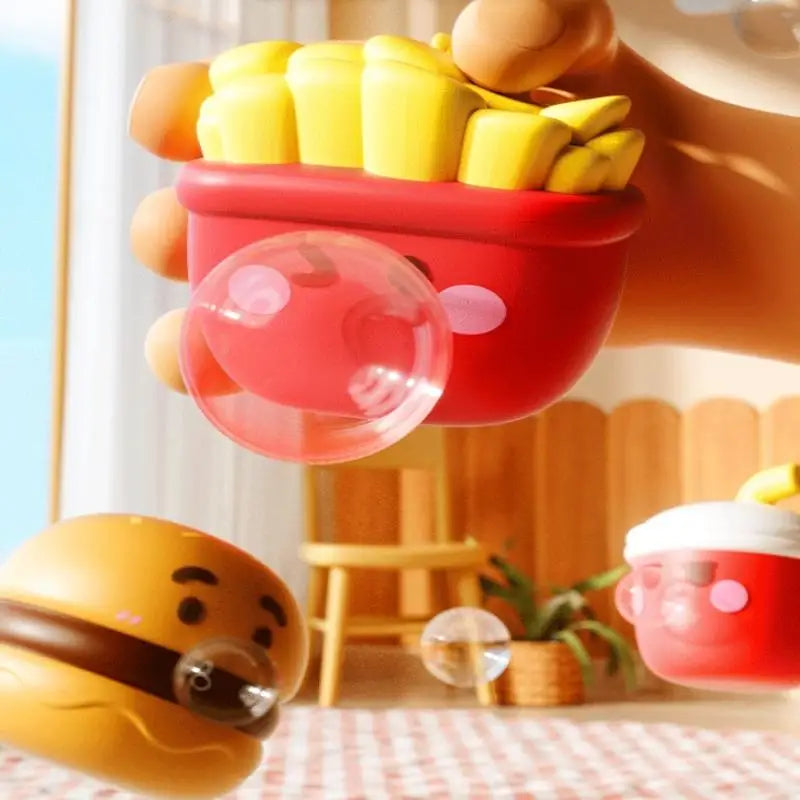 Cute Food Series Spitting Bubbles Squeeze Toy | Stress Relief Sensory Toy for Kids and Adults