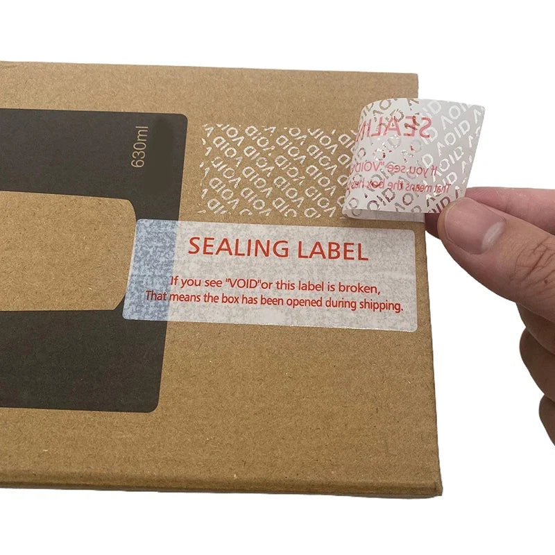 50Pcs Tamper Proof Warranty Void Labels | Security Seal Stickers for Product Protection