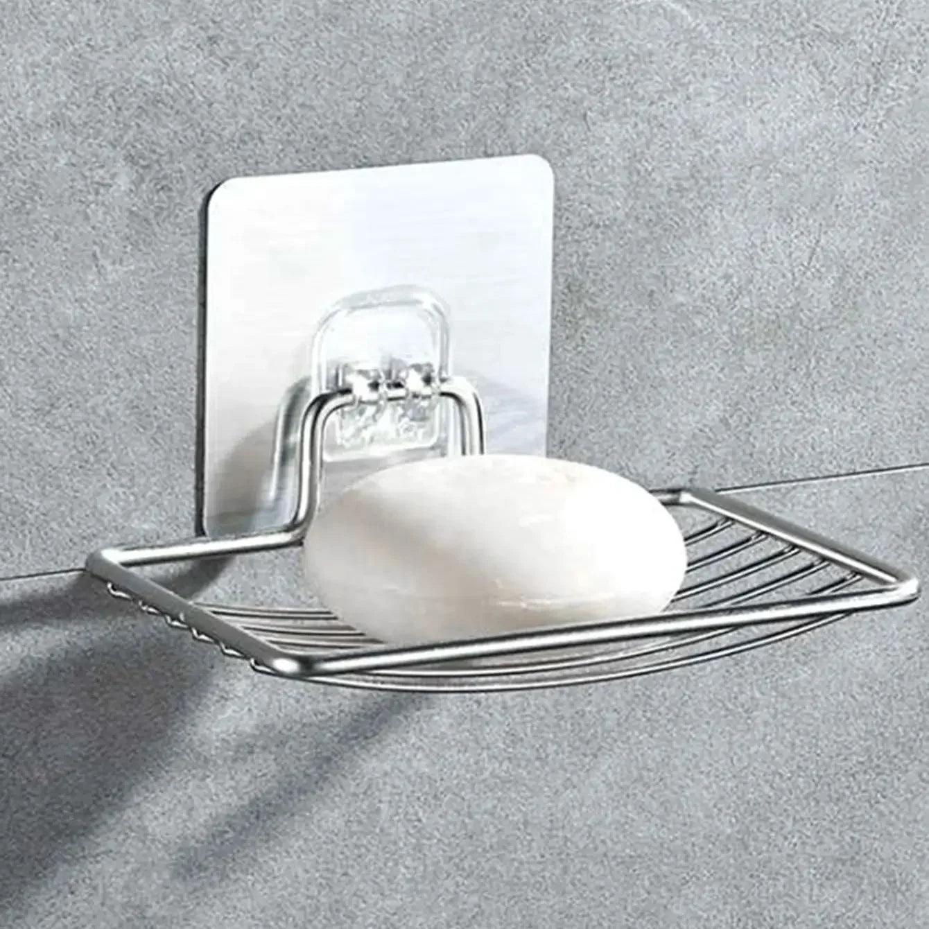 Stainless Steel Soap Rack | Wall Mounted Soap Dish with Drainage Tray