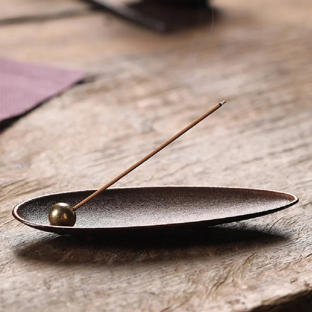 Alloy Copper Bead Incense Holder | Zen Tea Ceremony Incense Burner