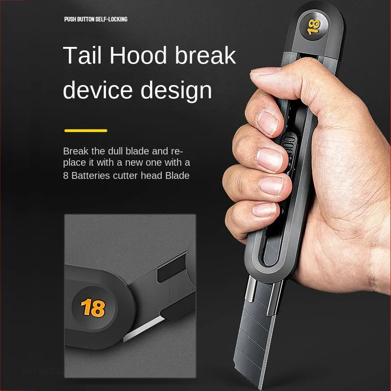 Mijia Snap-off Utility Knife | Retractable Box Cutter with Auto Lock