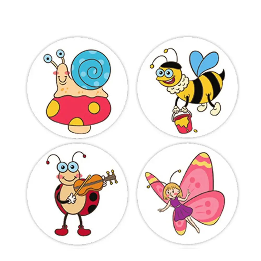 Teacher Reward Stickers for Kids | 100-500pcs Cute Animal Motivational Stickers