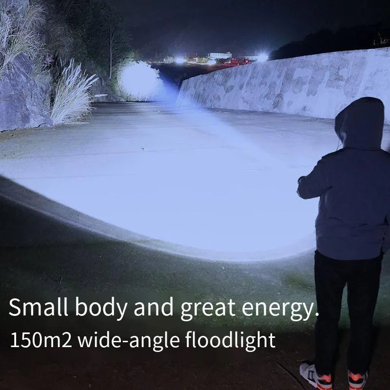 Ultra Bright Mini Torch 3LED Tactical Flashlight | USB Rechargeable for Hiking and Camping