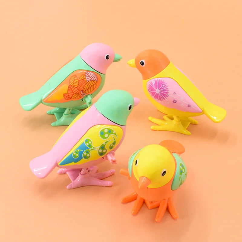 Wind-Up Jumping Magpie Toy | Clockwork Bird Puzzle Gift