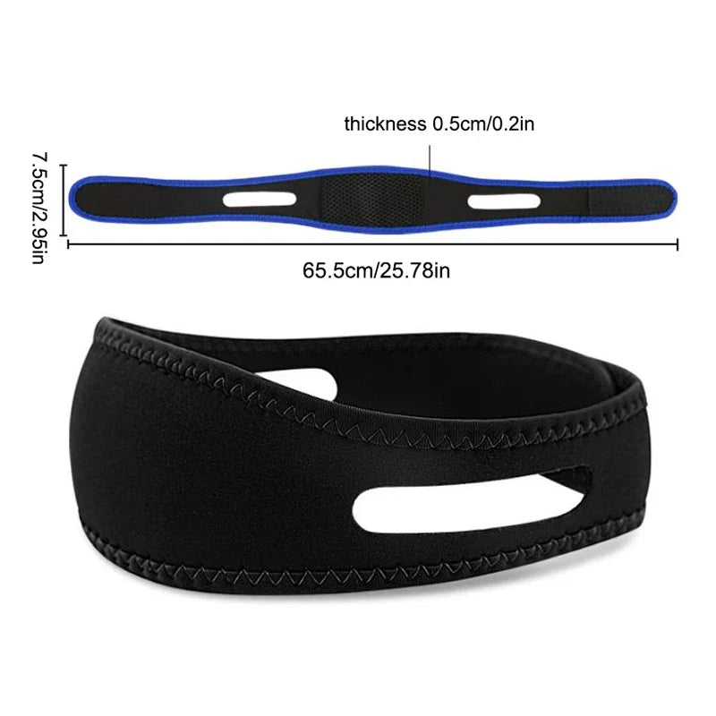 Anti Snore Chin Strap | Breathable Nylon Snoring Belt for Better Sleep