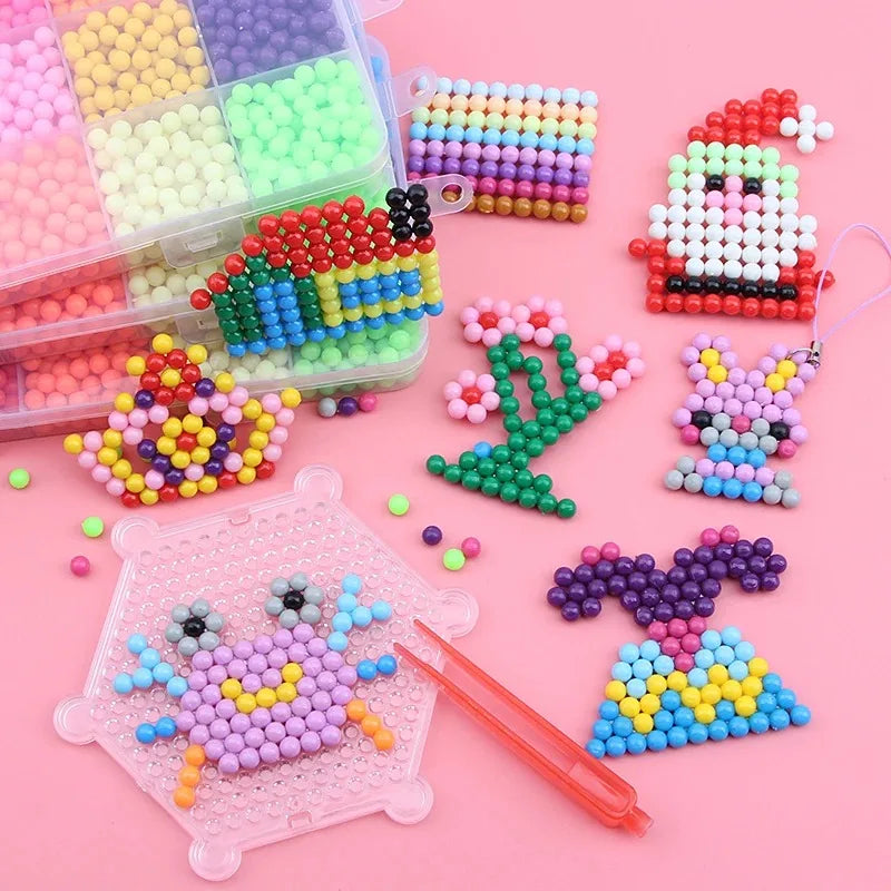Water Beads Spray Magic Beads Set | 600 Piece Educational Puzzle Toy for Kids