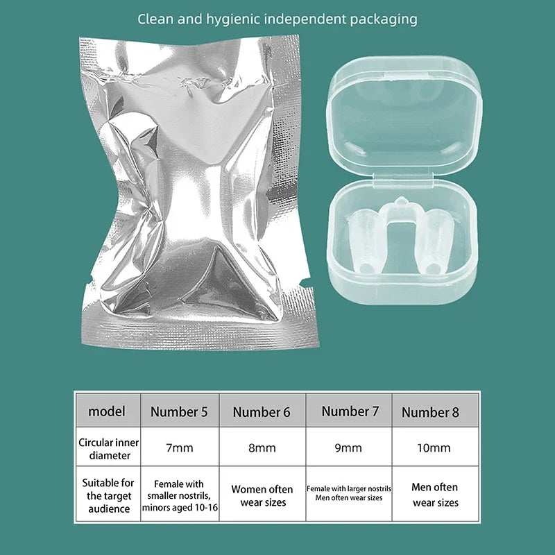 Nasal Support Clip for Rhinoplasty Recovery | Silicone Nose Shaper for Snoring