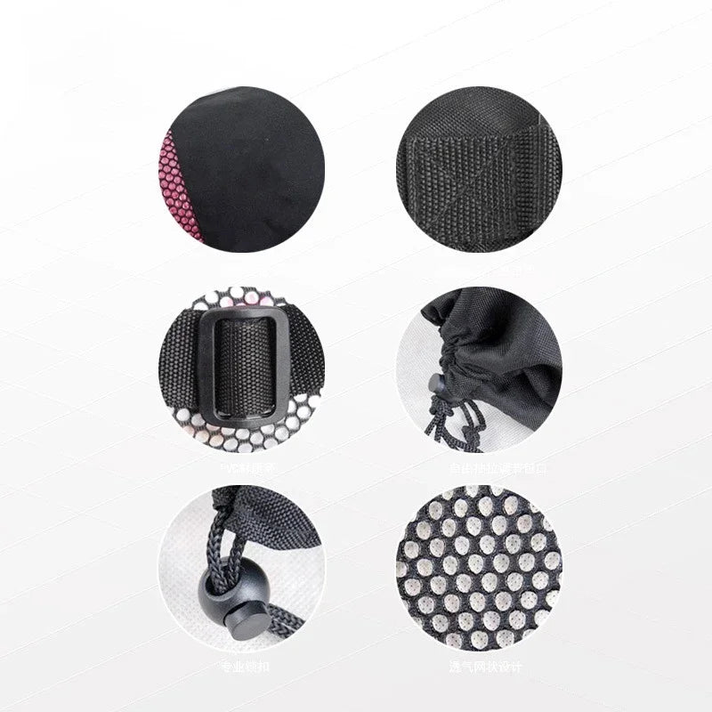 Nylon Yoga Mat Bag | Adjustable Strap Carrier for Pilates and Fitness