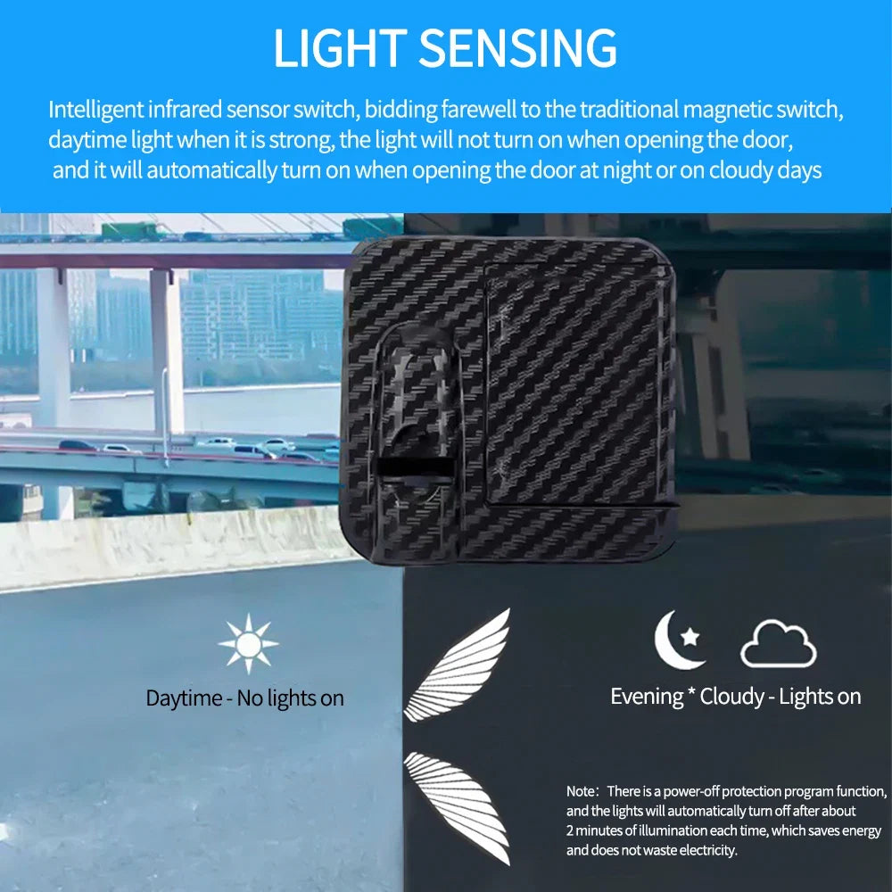 Angel Wings Door Welcome Light | Car Atmosphere LED Projector