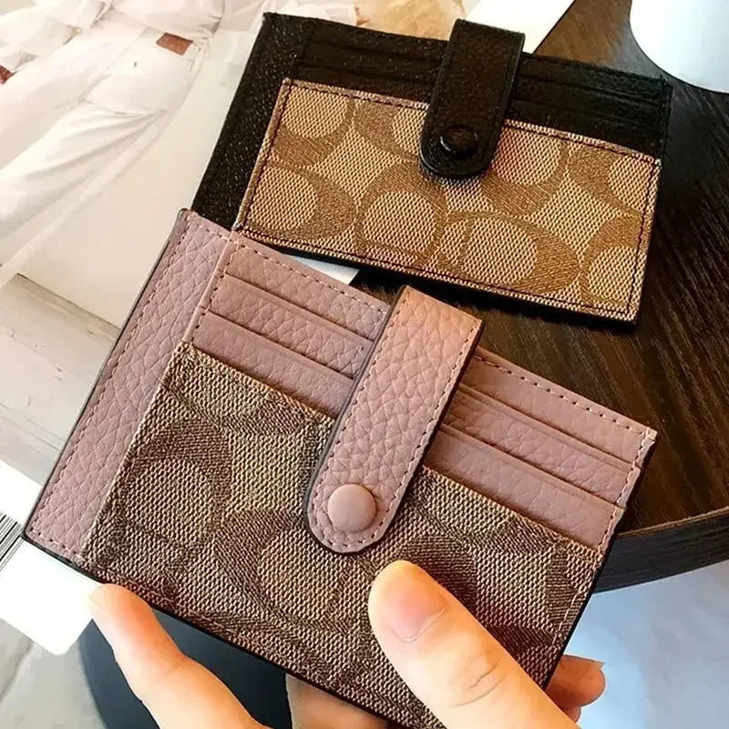 Compact RFID Wallet for Women | Slim Card Holder and Coin Purse