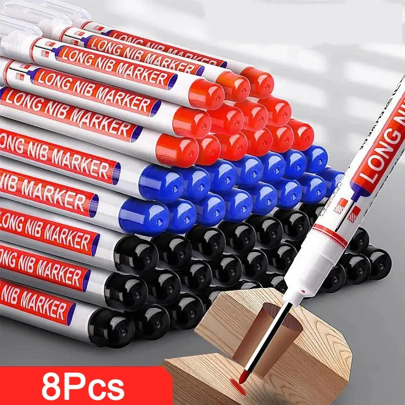 20mm Long Nib Markers for Deep Hole Marking | BSIDE Multi-Purpose Pen Set