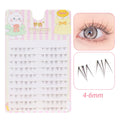 Menglu Natural Short Lower Lashes | Hand-Painted Style Fake Eyelashes