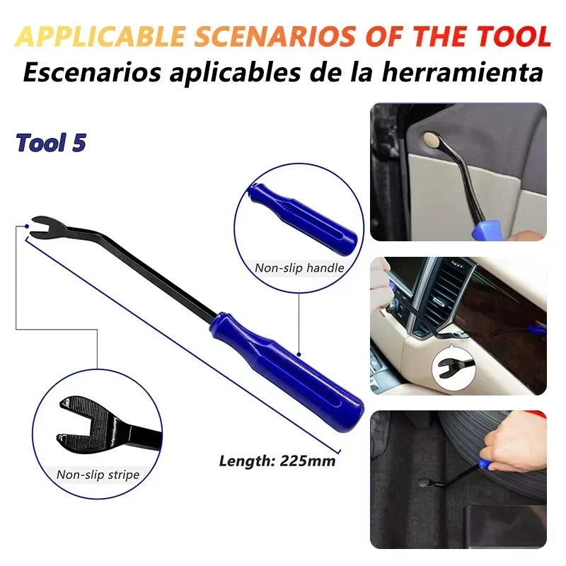Car Door Clip Removal Tool Kit | Auto Trim Pry Set