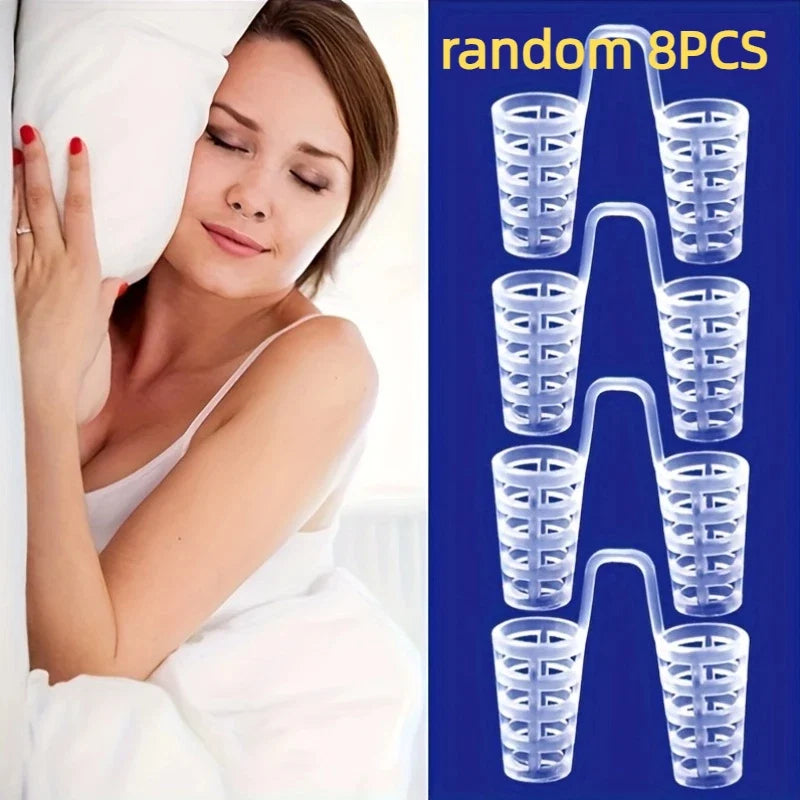 Soft Silicone Nasal Strips | Portable Snoring Relief Aid