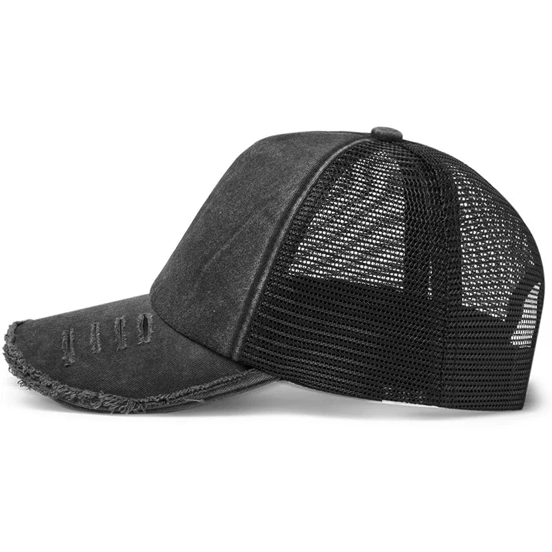 Mesh Baseball Cap for Summer | Lightweight Unisex Snapback Hat