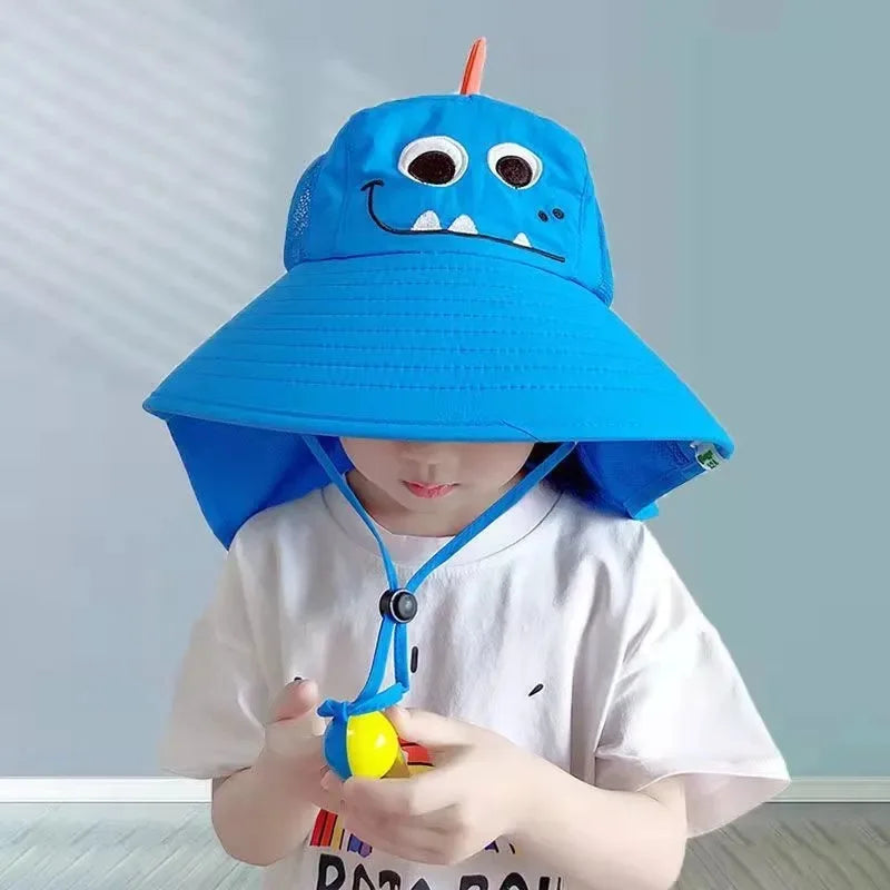 Summer Children's Sun Hat | Foldable Baby Beach Hat with UV Protection