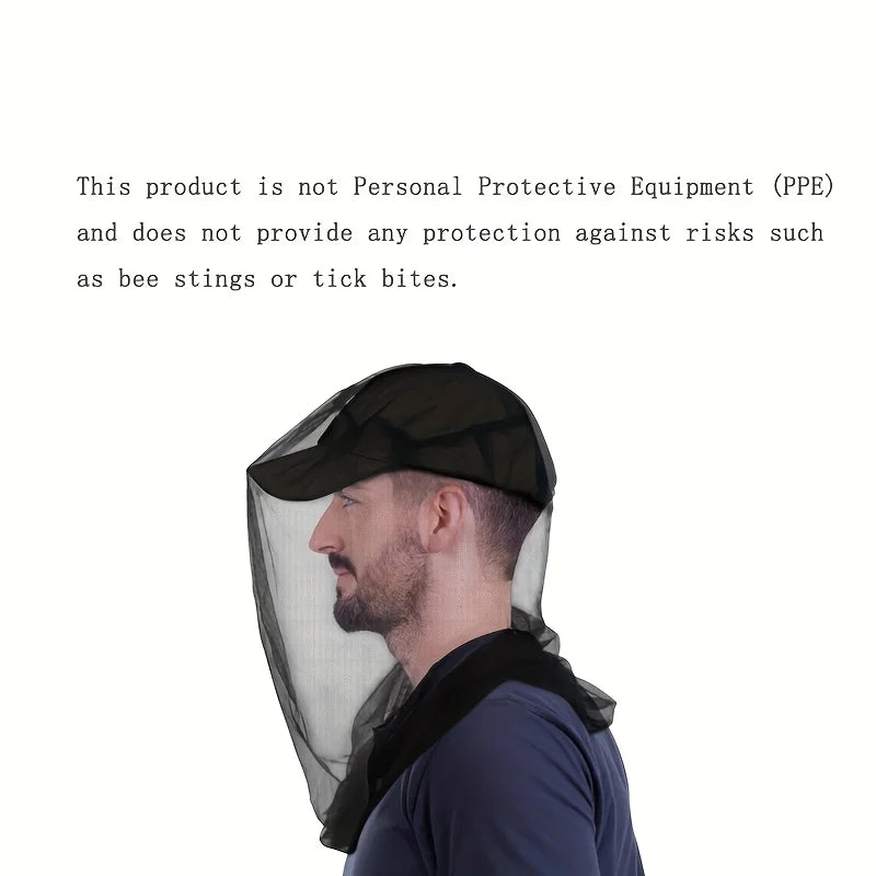 Mosquito Net with Face Mask | Insect Protection for Fishing and Hunting