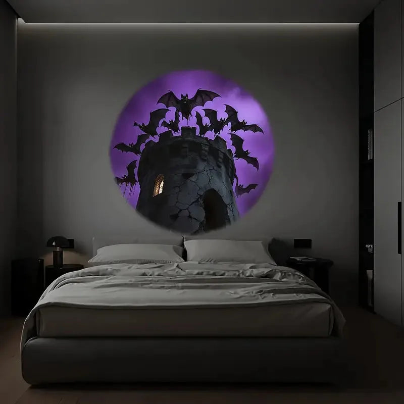 Skull Projection Lamp | Switchable Pattern LED Night Light