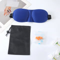 3D Sleep Mask for Travel and Nap | Lightweight Eye Cover with Storage Bag and Earplugs