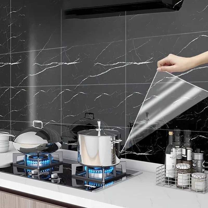 Self-adhesive Transparent Cabinet Film | Static Cling Decorative Cover