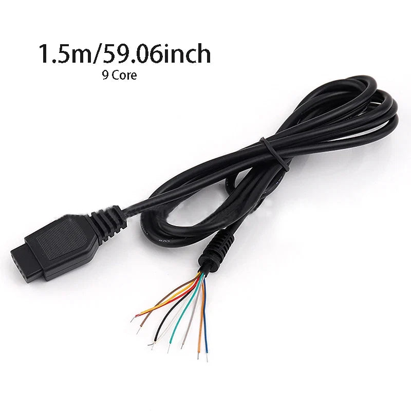 Sega Genesis 2 Control Cable | 9Pin Mega Drive 2 Gamepad Extension Cord