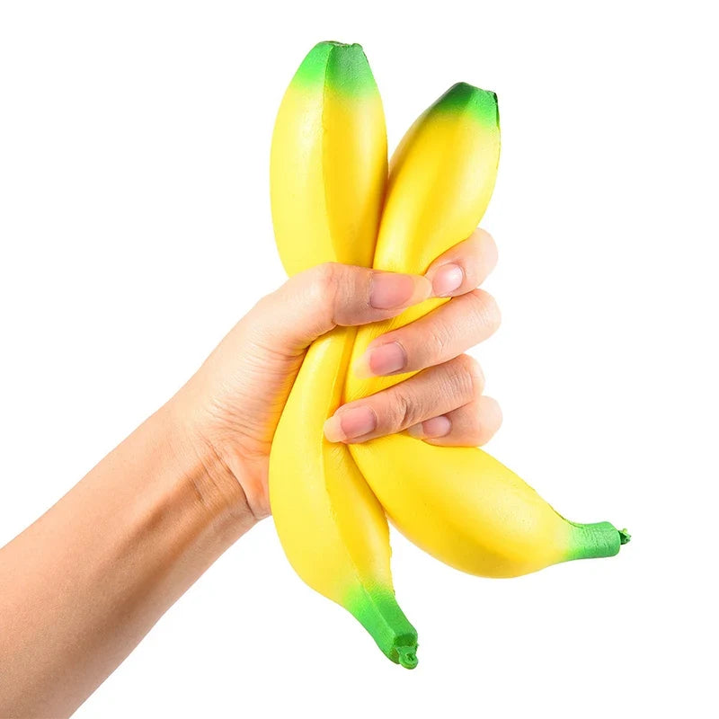 Slow Rising Banana Stress Toy | Squeeze Kneading Decompression Gift