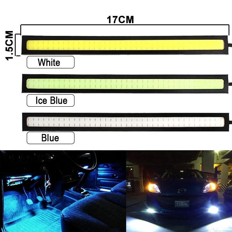 IP67 Waterproof LED Strip Light | 17cm COB Chipset & 3M Adhesive Mounting