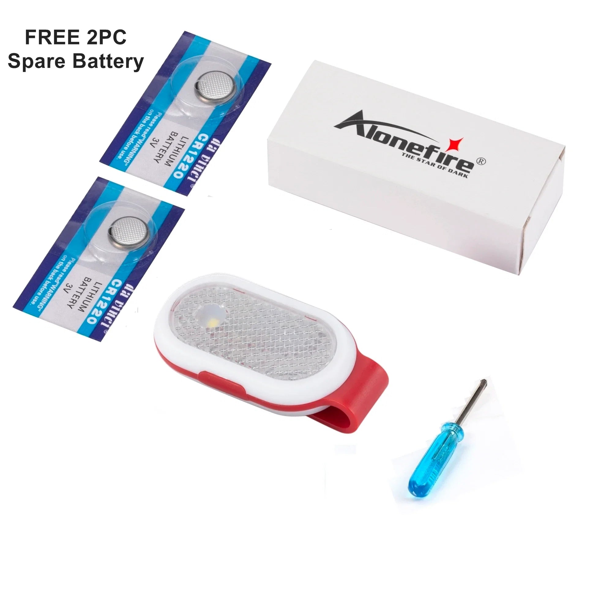 Compact LED Safety Light for Night Running, Hiking, and Walking | Clip-On Emergency Warning Lamp