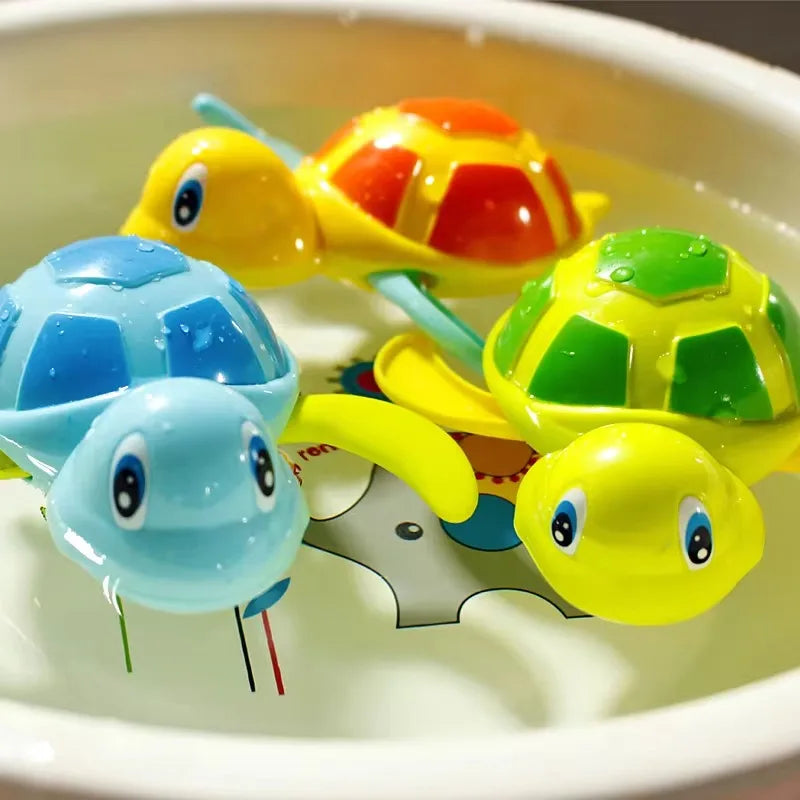 Wind-Up Turtle Bath Toy | Clockwork Swimming Turtle for Kids