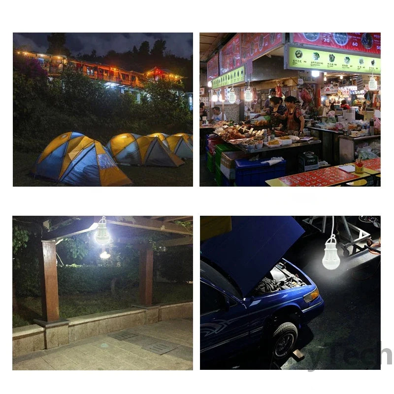 DC5V LED Camp Light Lantern | USB Emergency Hanging Tent Lamp