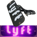 LED Taxi Signal Light for Lyft Logo | USB Cab Panel Indicator with Suction Cups