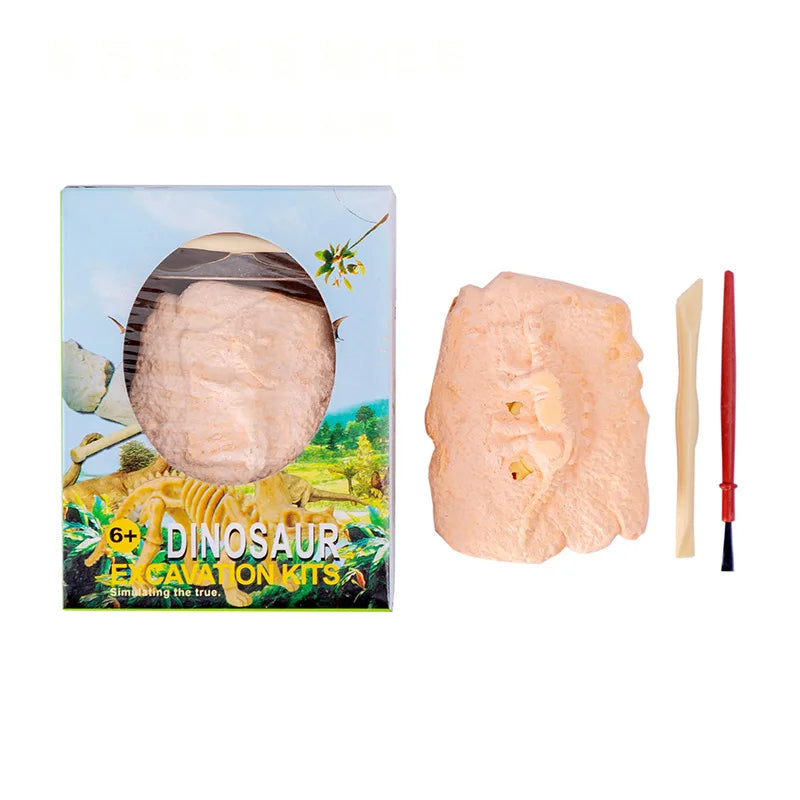 Dinosaur Fossil Excavation Kit | DIY Dig and Assembly Toy for Kids