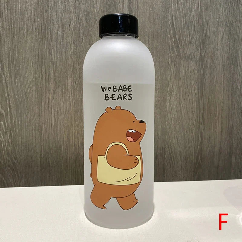 1000ml Panda Water Bottle | Leak-Proof Reusable Drinkware