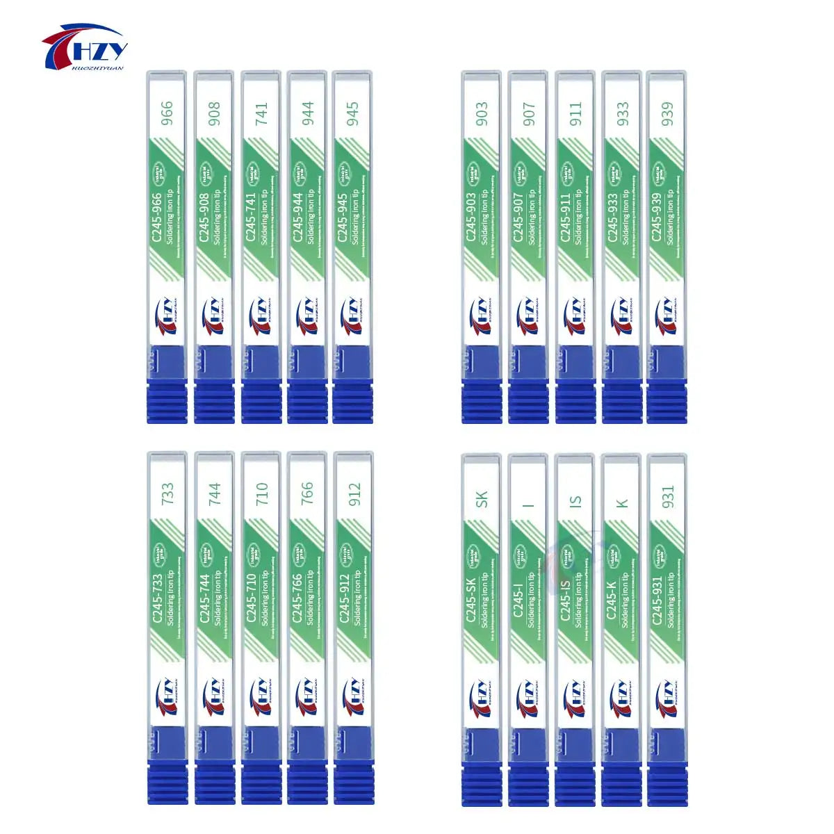 OEM C245 Series Soldering Iron Tips | Universal T245 Handle Soldering Station Tips for Phone Repair