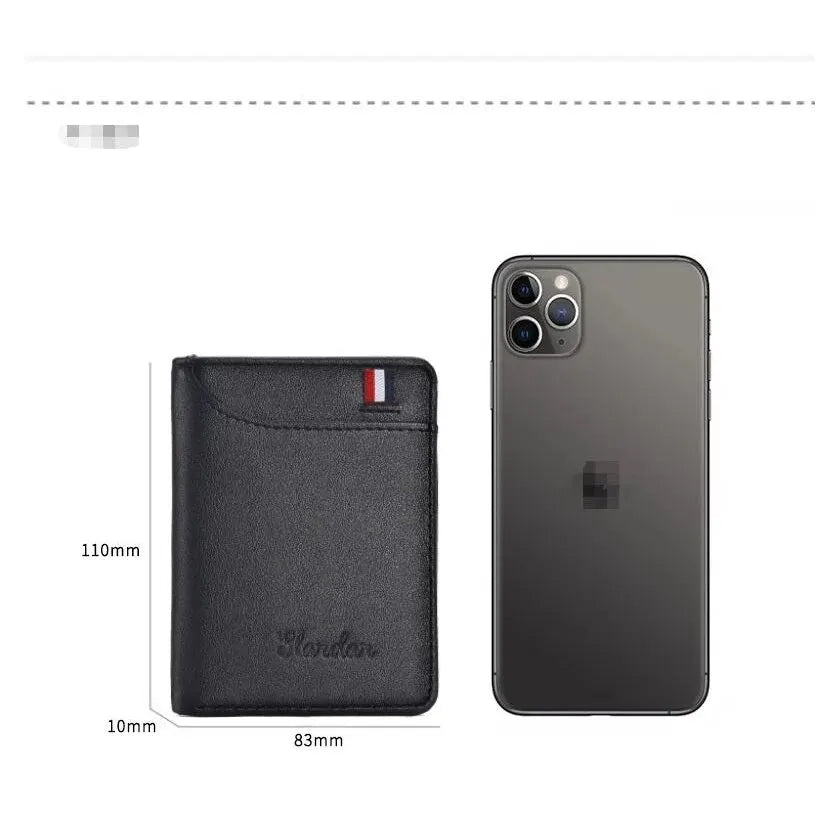 Ultra Thin Men's Wallet | Vertical Small Card Holder